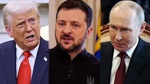 Donald Trump y Vladimir Putin impulsan una negociación de paz en Ucrania, con Volodímir Zelensky