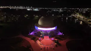 El Planetario de Buenos Aires renovó sus luminarias con 390 luces interactivas