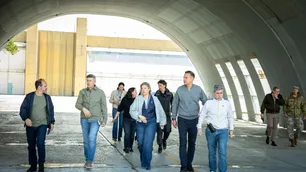 Córdoba: la Ministra de Seguridad, Alejandra Monteoliva, inspeccionó FAdeA para el operativo del Papa León XIV