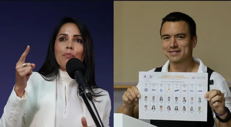 Habrá balotaje entre Luisa González, y Daniel Noboa.