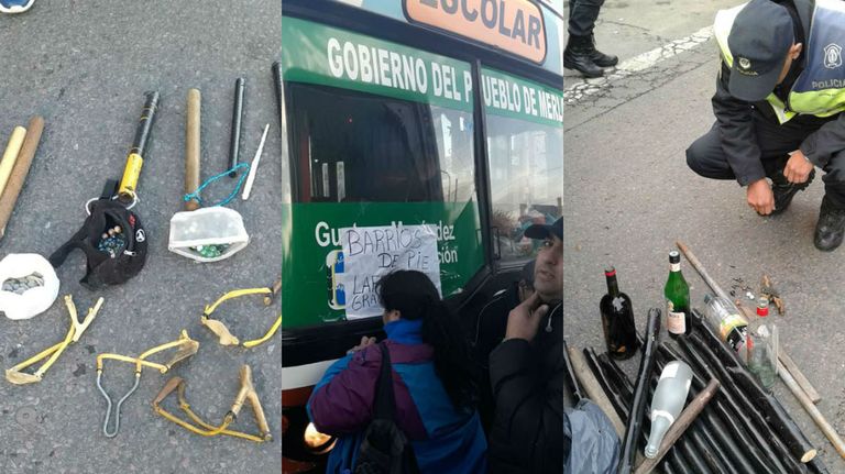 Marcha Federal secuestran piedras