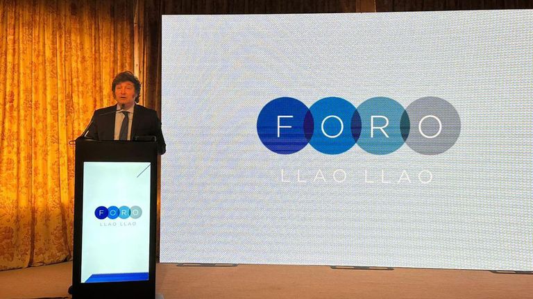 El presidente Javier Mieli en el encuentro del Llao Llao