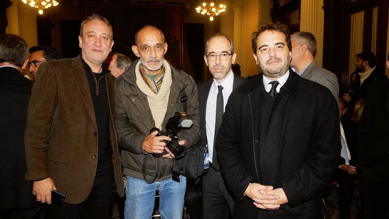 Edi Zunino, Eduardo Lerke, Gustavo González y Gabriel Michi