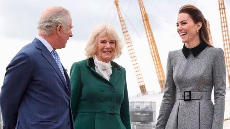 Rey Carlos III, Camilla Parker Bowles y Kate Middleton