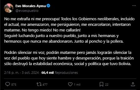 Evo Morales 20241003