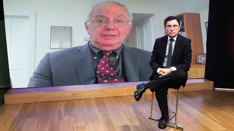 Bruce Ackerman, con Jorge Fontevecchia en Periodismo Puro.