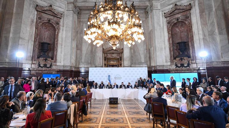 tratamiento de ahora en el Senado por la ley bases