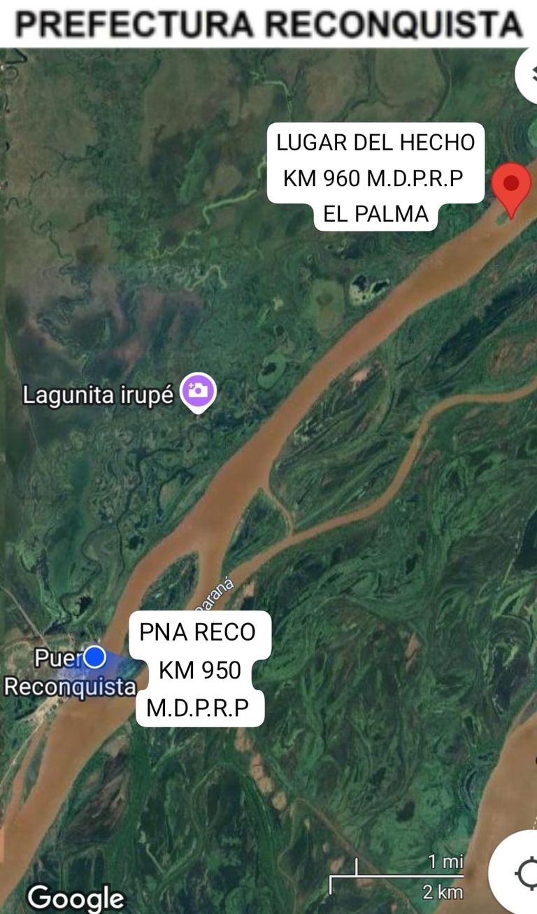 Operativo de búsqueda de Pablo Ovando en el Río Paraná