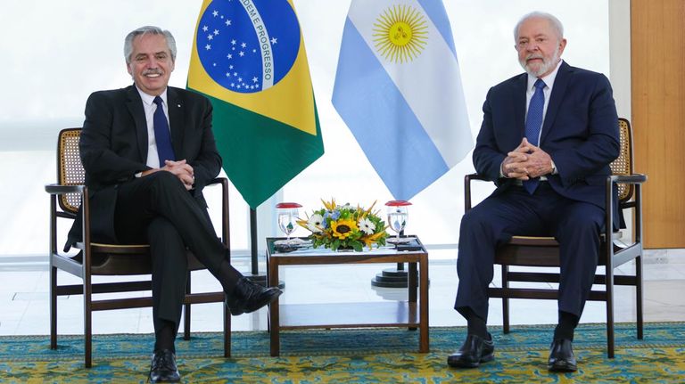 Alberto Fernández en Brasil