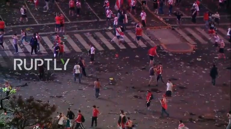 violencia obelisco superclasico