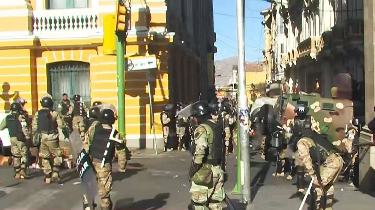 Intento de Golpe de estado en Bolivia
