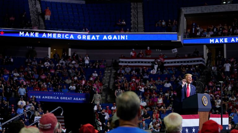 evento de campaña Donald Trump en Tulsa 20200622