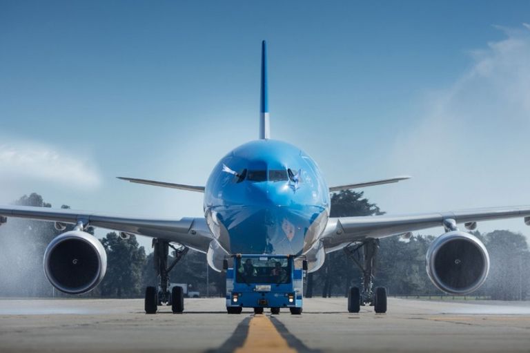 Avión de Aerolíneas Argentinas