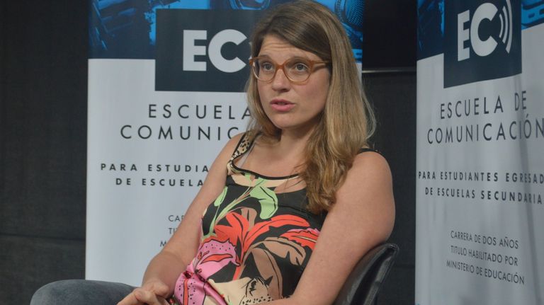 Delfina Rossi en el Ciclo de Entrevista de la Escuela de Comunicacion 2