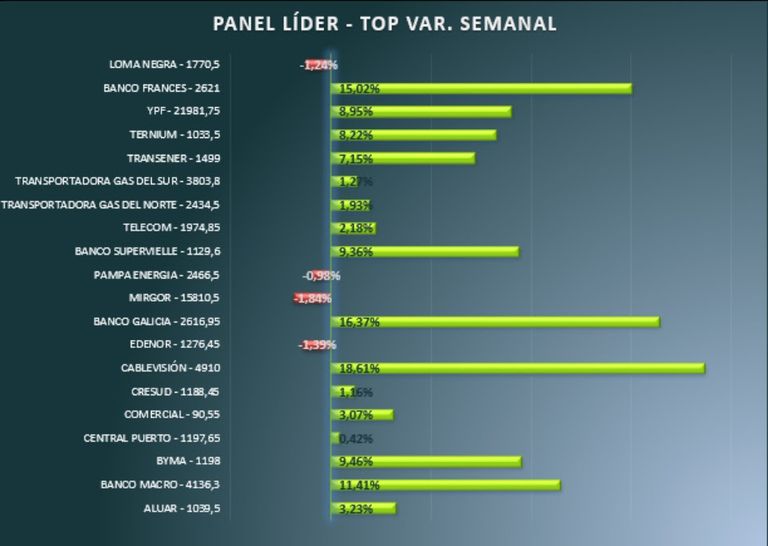 Acciones argentinas de la semana