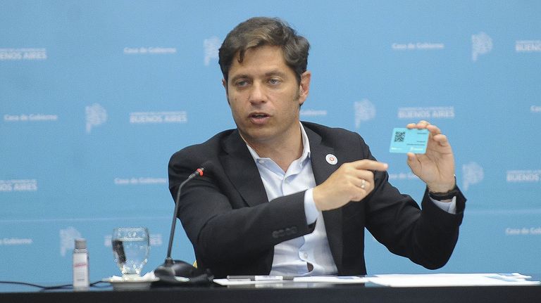 Anuncio de Kicillof del pasaporte sanitario 20211206