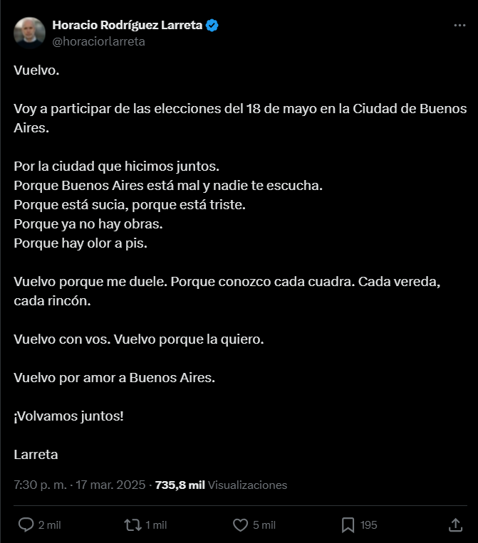 Horacio Rodríguez Larreta 20250317