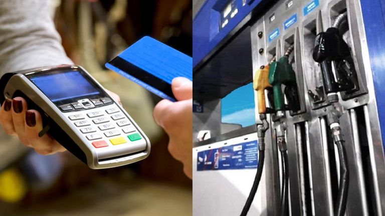 Compra de combustible con tarjeta de crédito