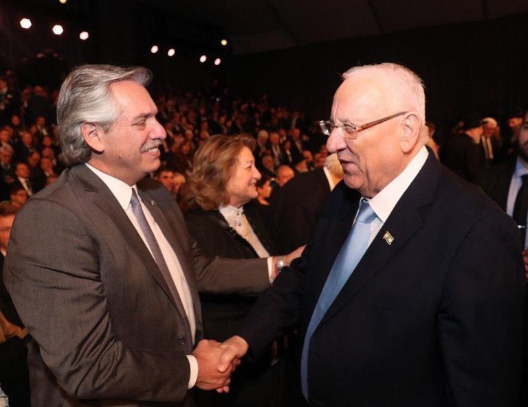 Alberto Fernández israel