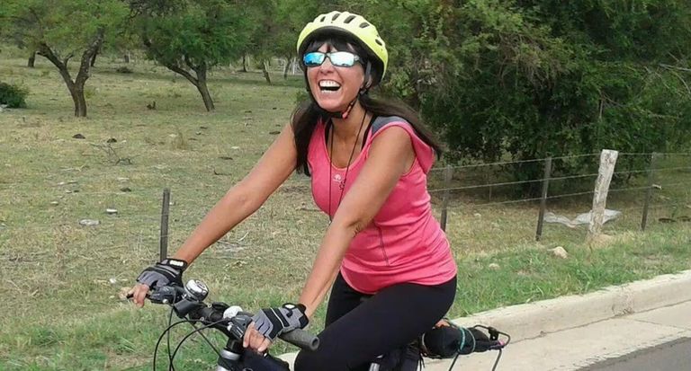 Marcela Mondino. Ciclista muerta