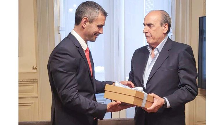 Martín Menem y Guillermo Francos 20231230