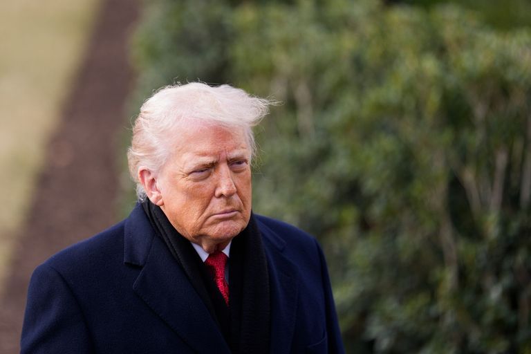 President Trump Departs White House For Florida