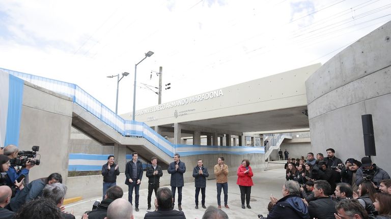 Sergio Massa y Axel Kicillof en Alejandro Korn