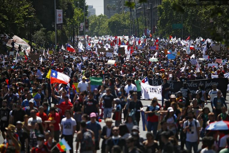 protestas chile afp