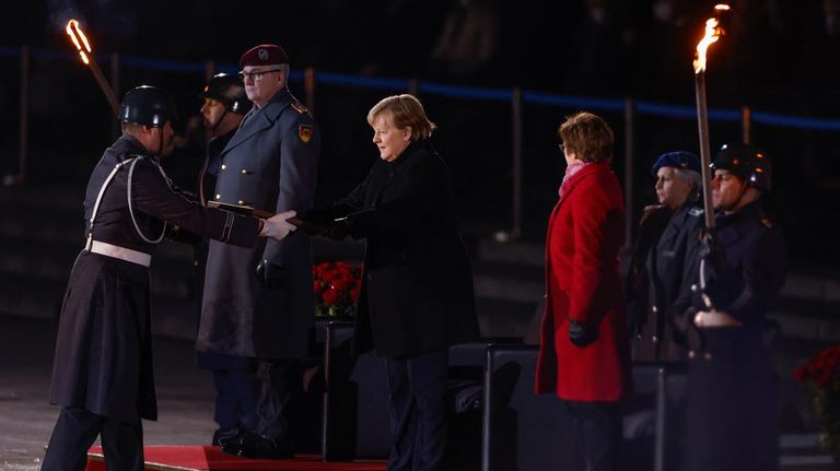 Ceremonia de despedida Angela Merkel 20211202