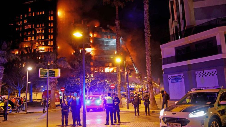 Incendio en Valencia 20240222
