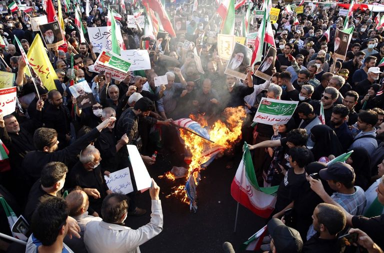 Protestas en Teherán