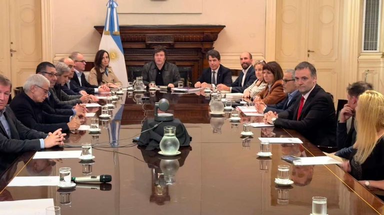 Reunión de gabinete en Casa Rosada 20240414
