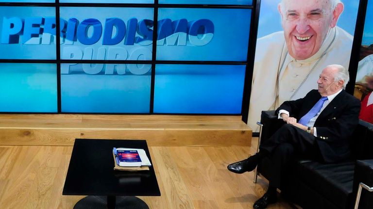 Carlos Corach, en la entrevista con Jorge Fontevecchia.