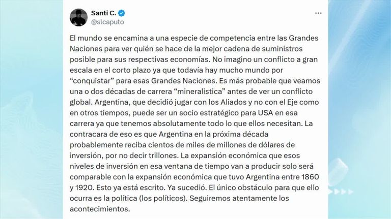 Día 887: Caputo y el reemplazo de Milei