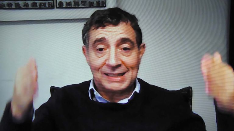 Fabián 'Pepín' Rodríguez Simón, en la entrevista con Jorge Fontevecchia.