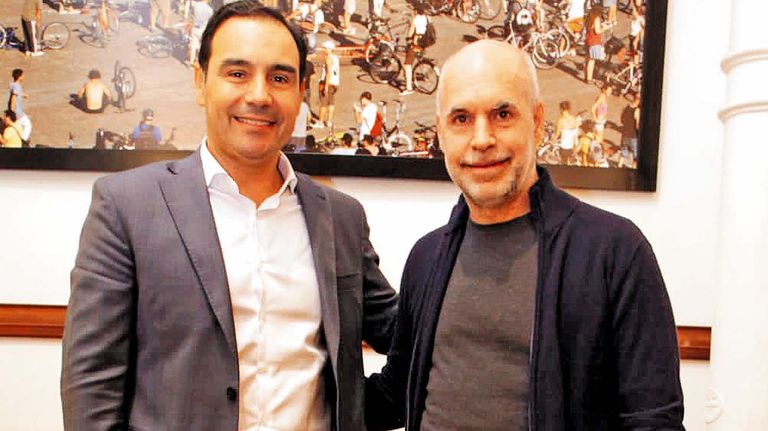 Gustavo Valdés y Horacio Rodríguez Larreta.