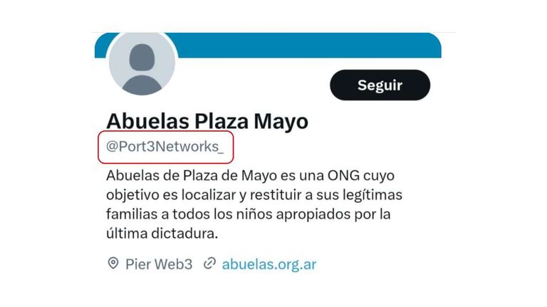 Cuenta de Abuelas de Plaza de Mayo 20240111