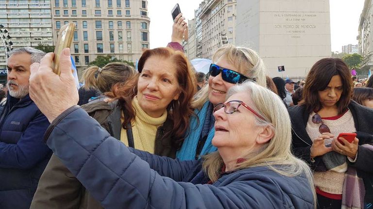 Marcha apoyo Mauricio Macri g1 24082019