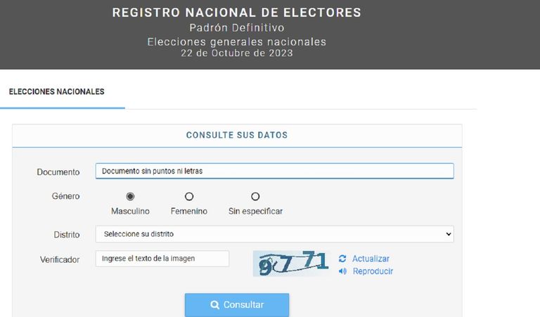 Padrón electoral