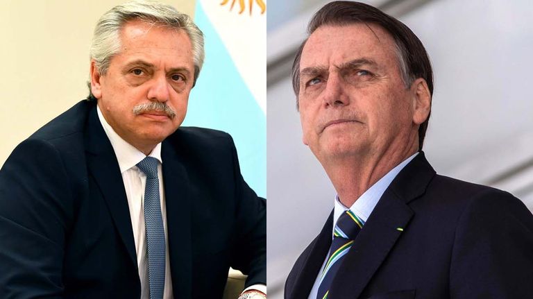 Alberto Fernandez y Jair Bolsonaro