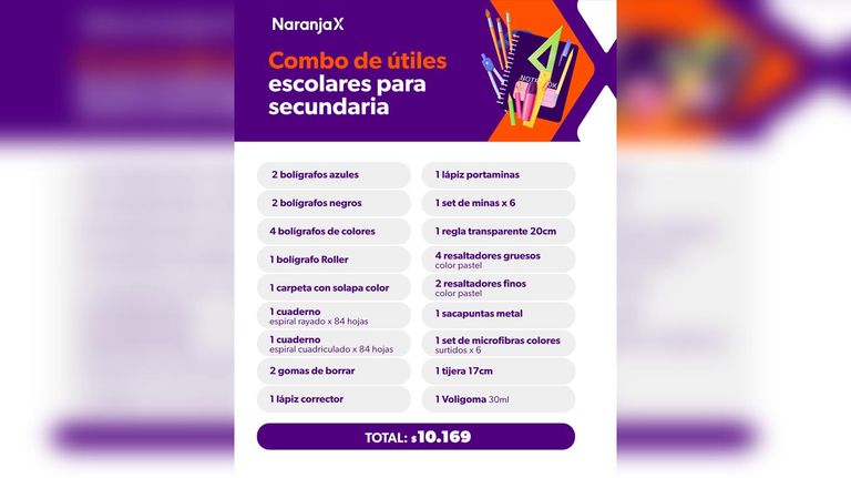 Útiles escolares