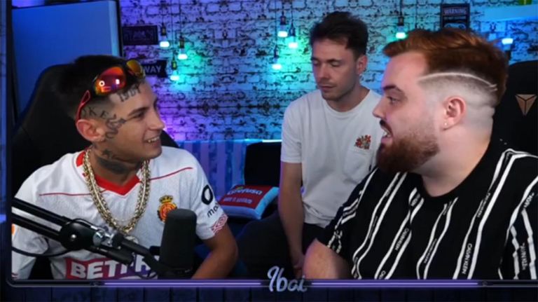 Ibai llevó a L-Gante a su canal de streaming 20210616