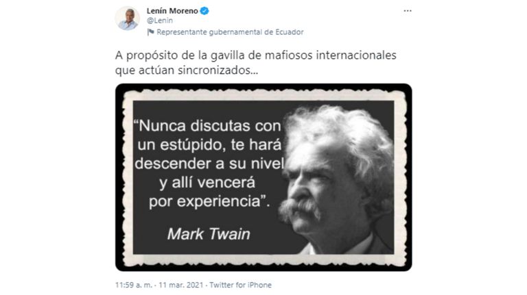 Renuncia Canciller Ecuador