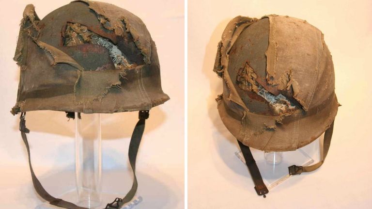 subasta casco soldado malvinas