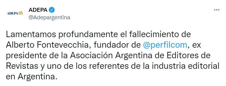 Alberto Fontevecchia mensajes 20220910
