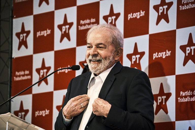 Former President Lula Holds Press Conference