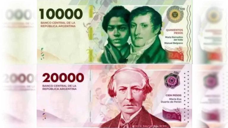 Billetes nuevos de $10.000 y $20.000 20240410