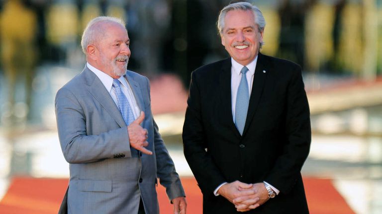 Alberto Fernández con Lula da Silva en Brasil 20230502