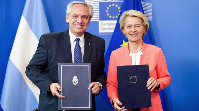 Alberto Fernández Belgica, UE CELAC 20230717