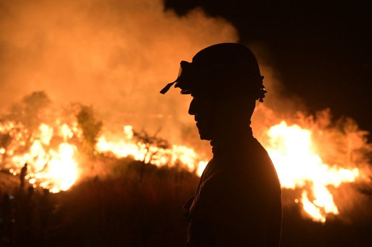 Incendios en Corrientes afp